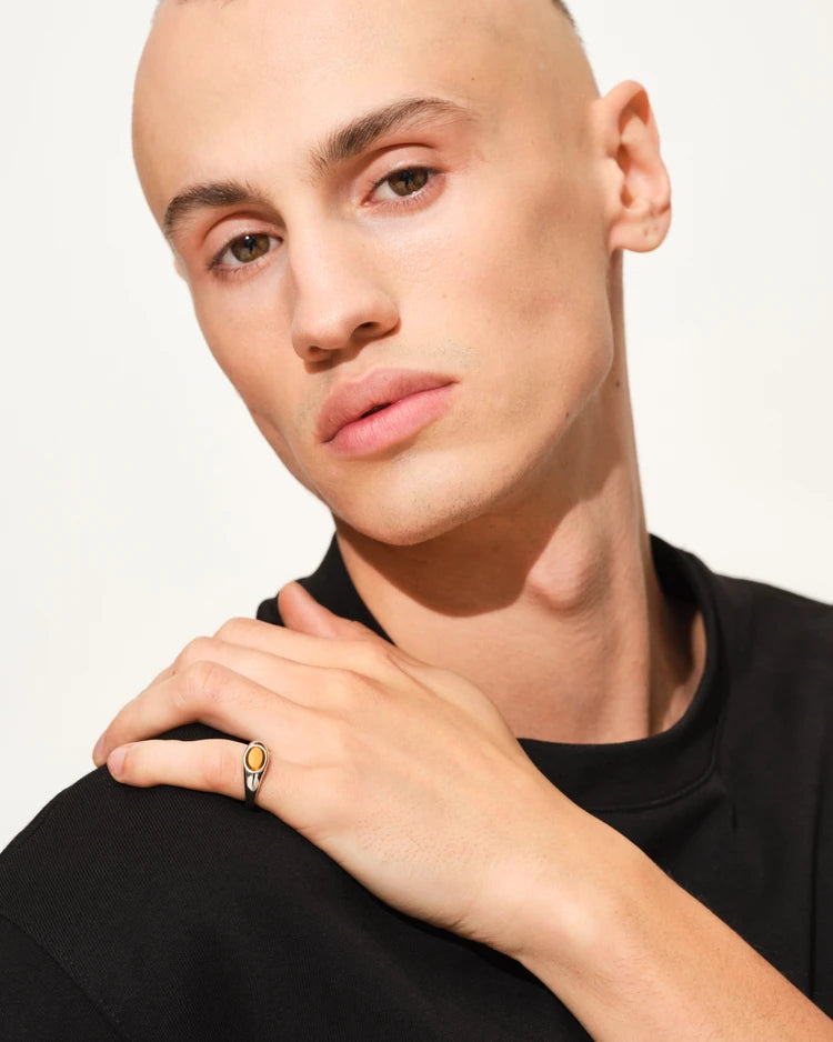 Tom Wood Joe Ring Tiger Eye