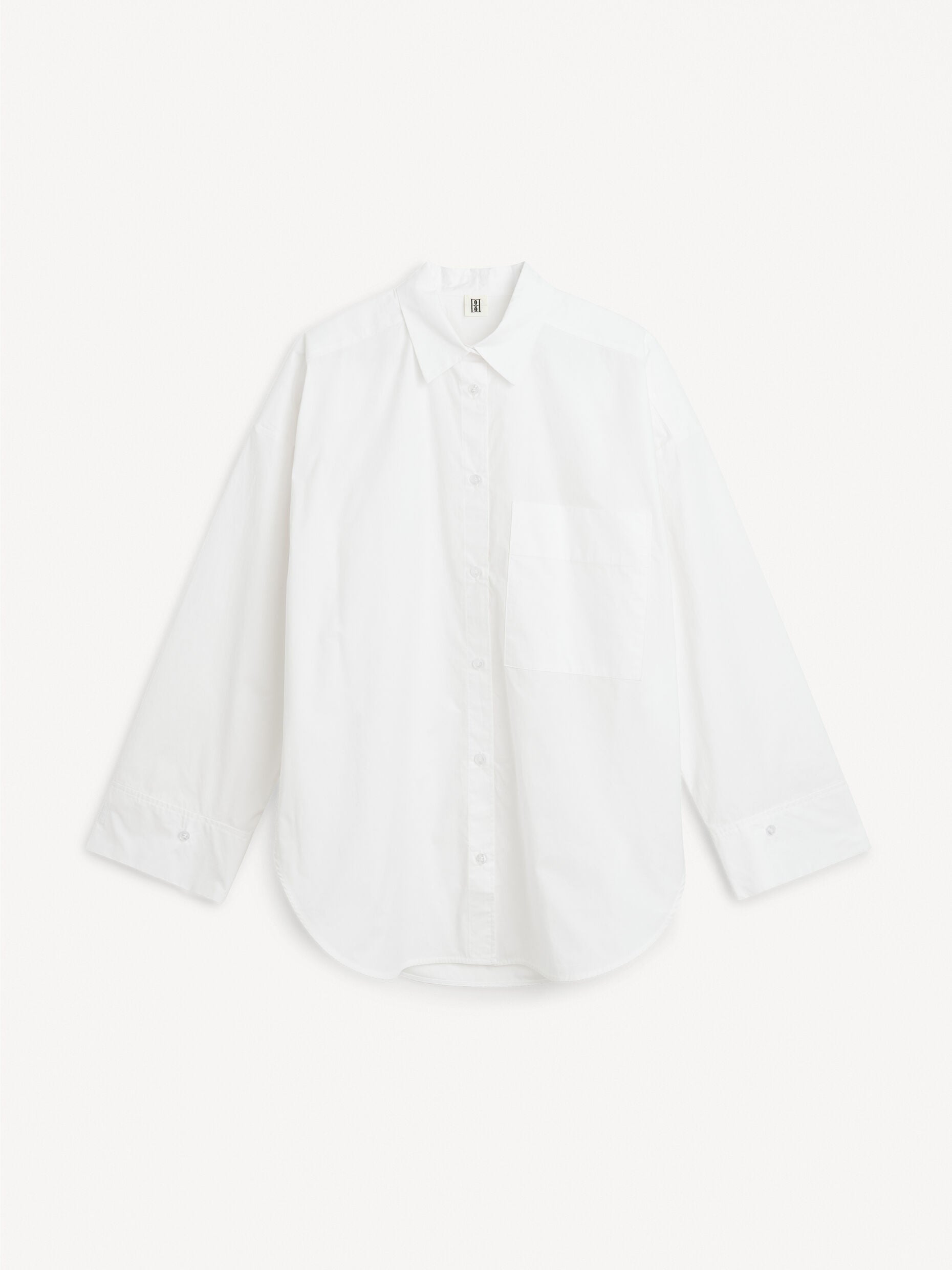 By Malene Birger Derris organic cotton shirt Pure White