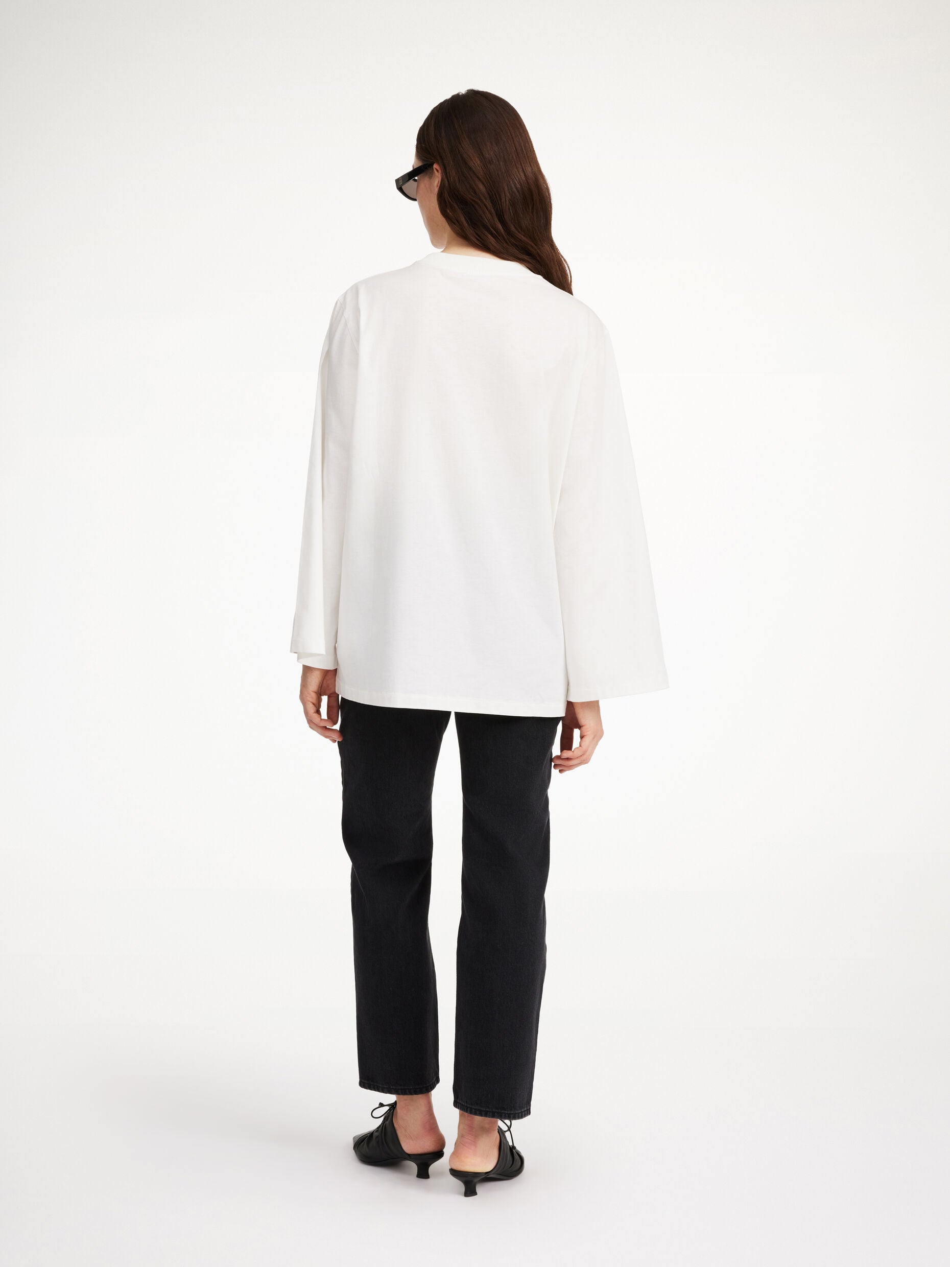 By Malene Birger Fayeh oversized longsleeve Soft White