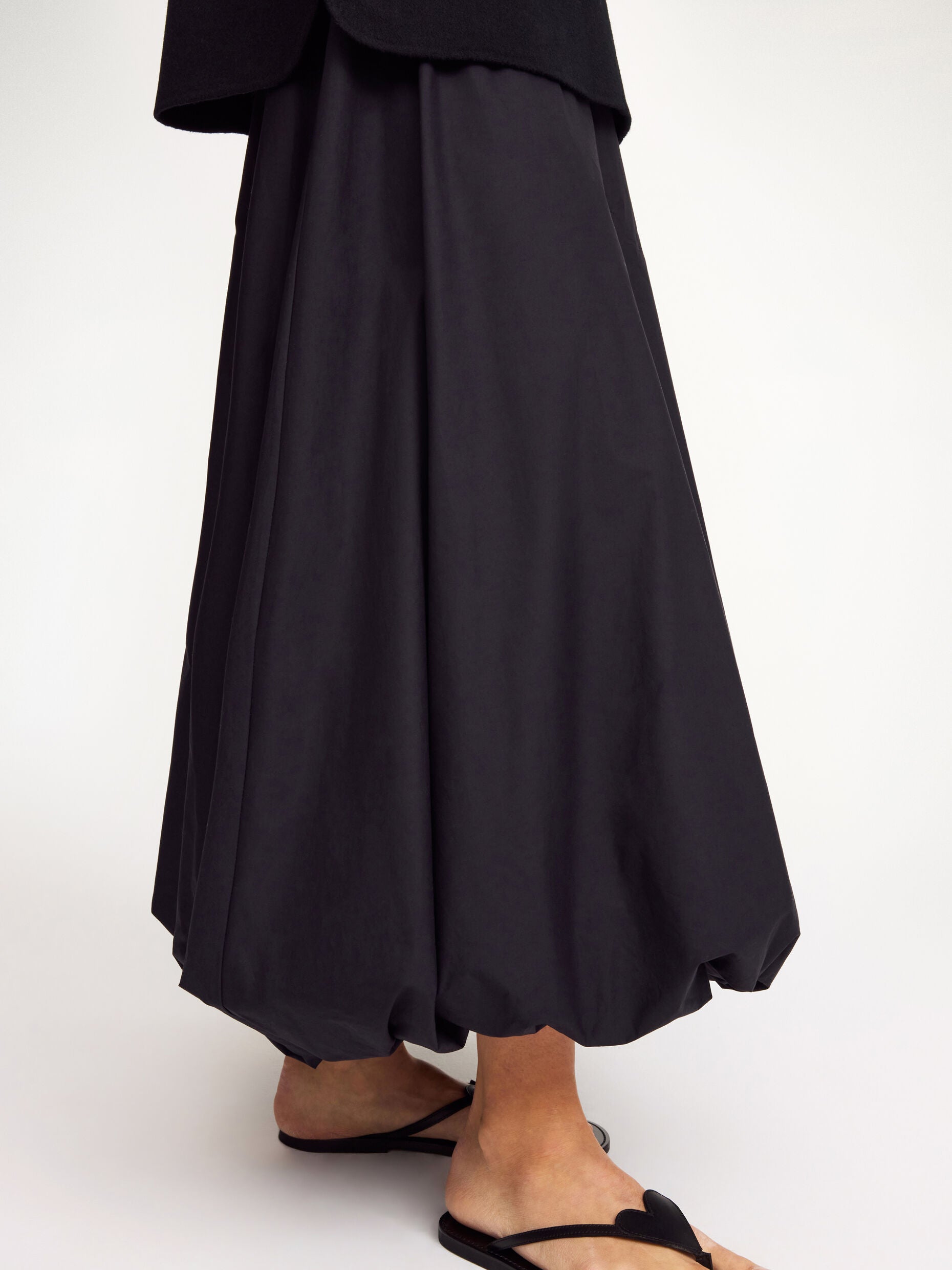 By Malene Birger Aubrey organic cotton skirt black