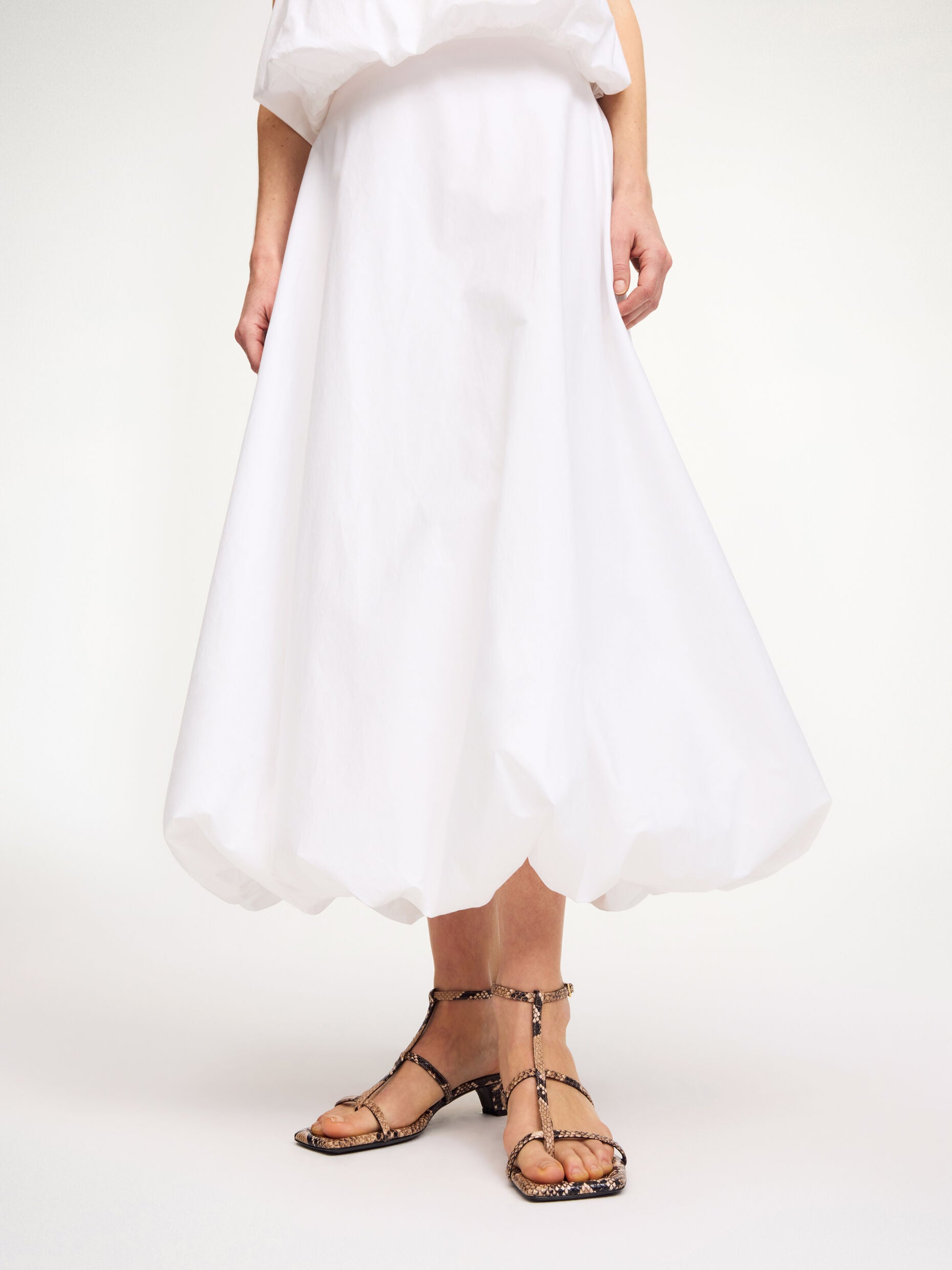 By Malene Birger Aubrey organic cotton skirt pure white