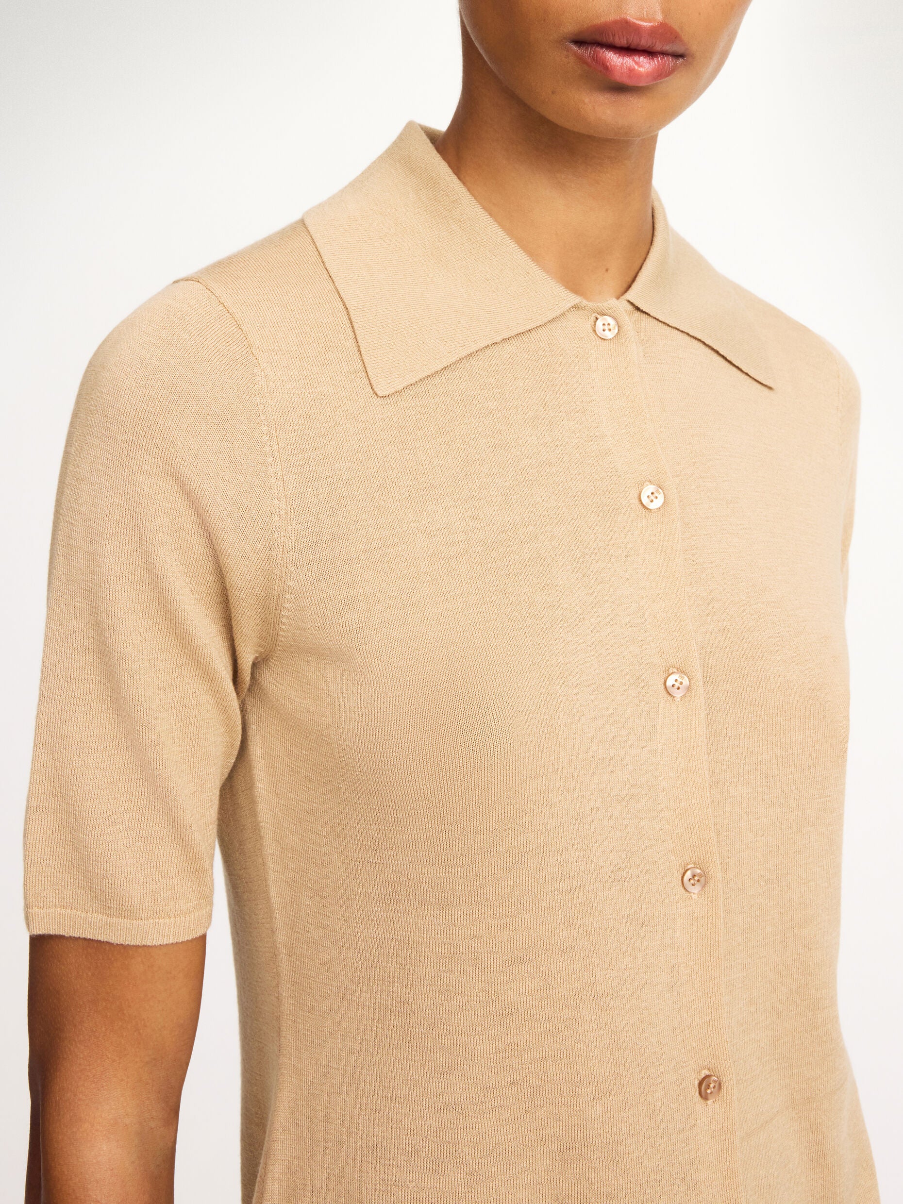 By Malene Birger Dotta blouse Dark Sand