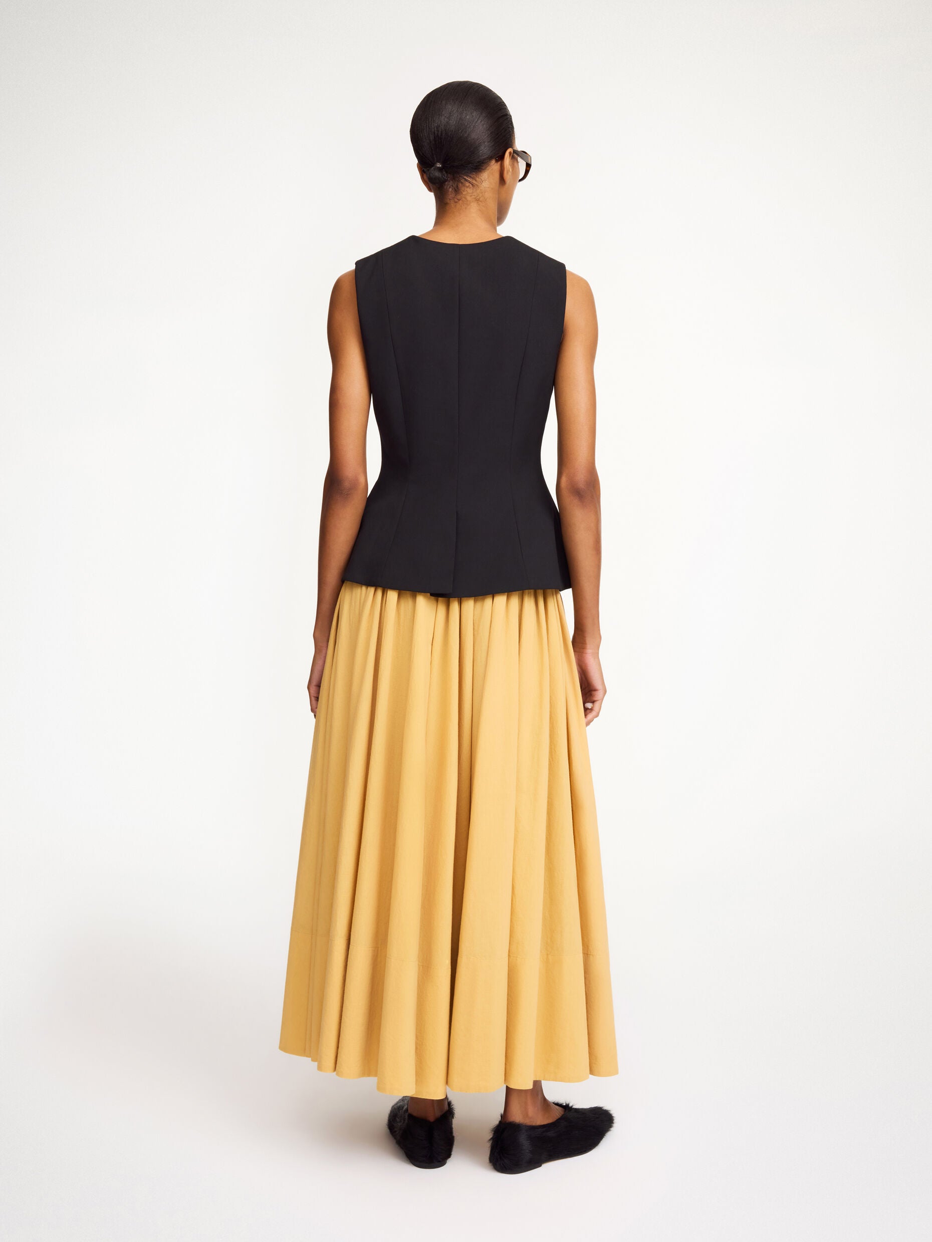 By Malene Birger Pheo organic cotton skirt Light Camel