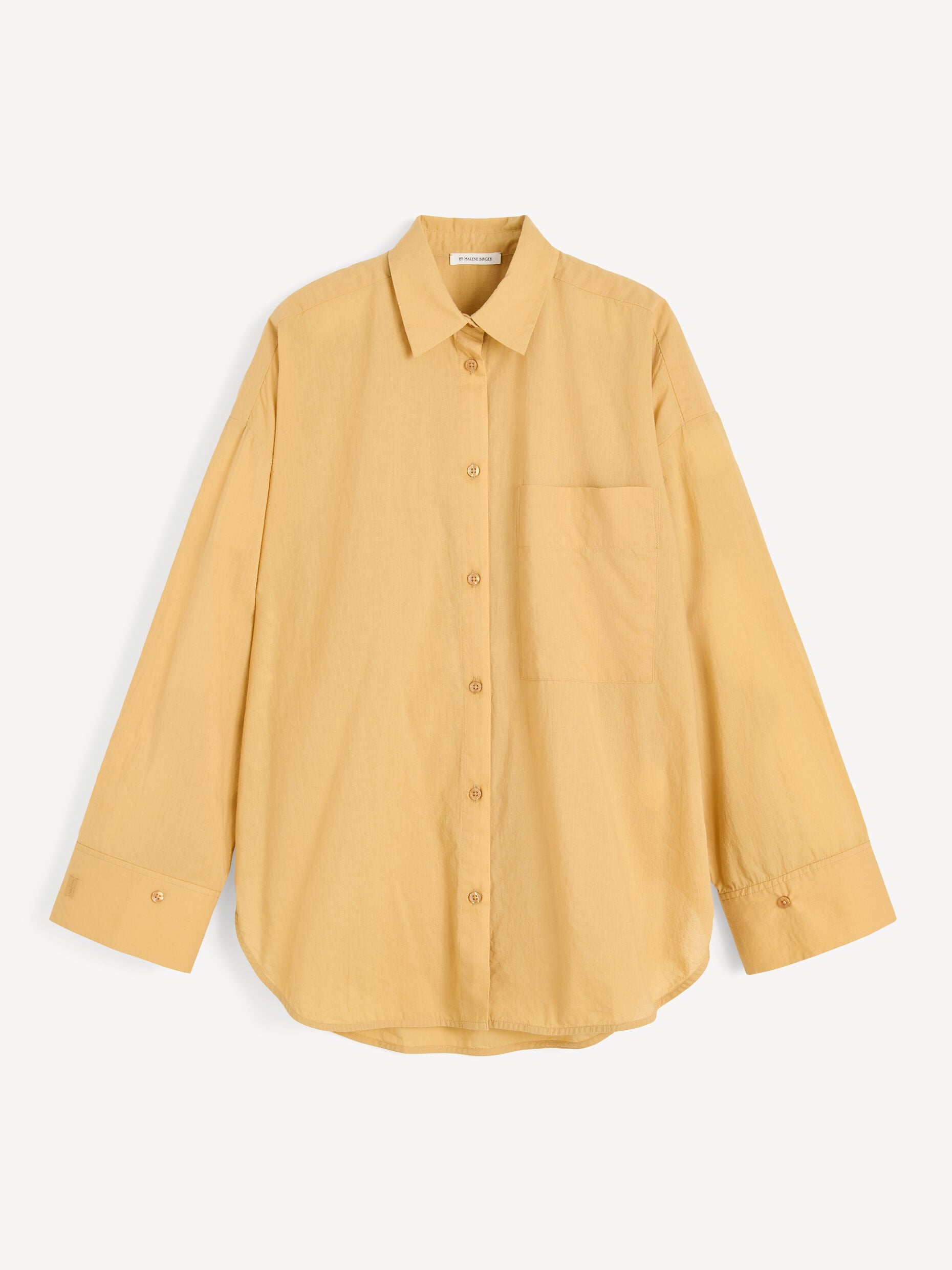 By Malene Birger Derris organic cotton shirt Light camel