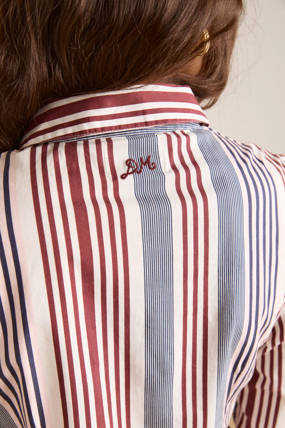 Damson Madder Jilla Shirt - Multi Business Stripe