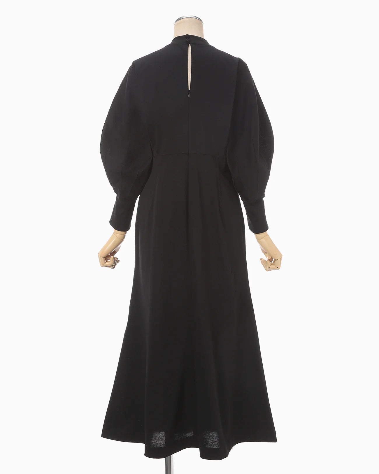 Mame Kurogouchi Cotton Jersey Flare Dress - black