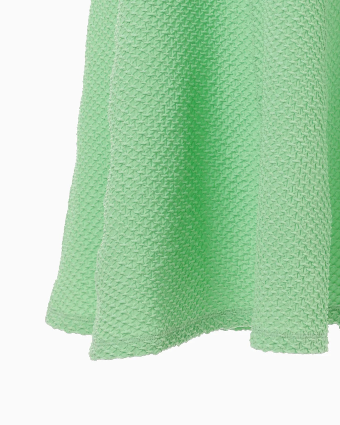 Mame Kurogouchi Shirring Jersey Jacquard Sleeveless Dress - Light Green