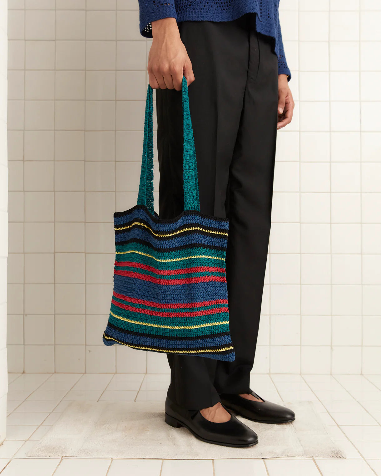 Bode Riverbank Crochet Tote