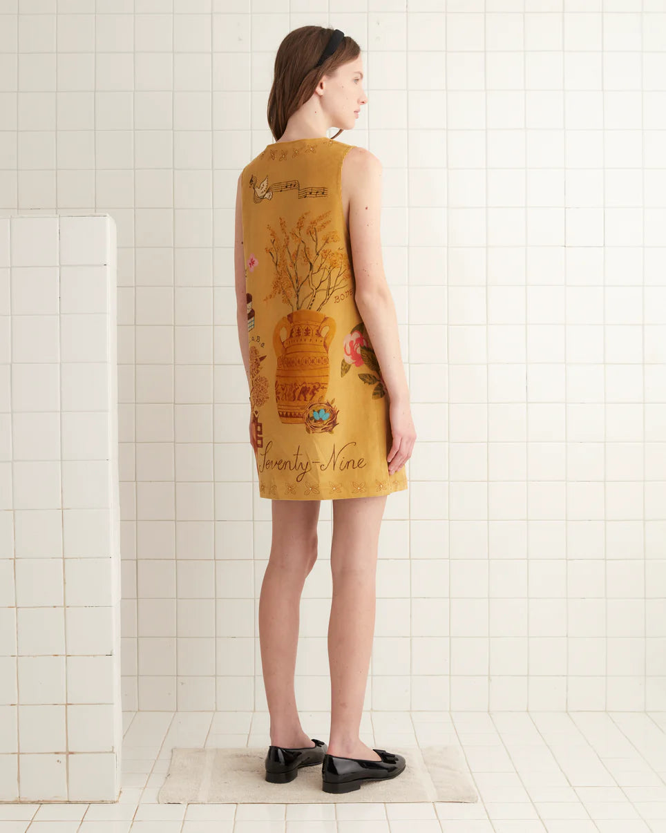 Bode Senior Cord - Hydrangea Dress