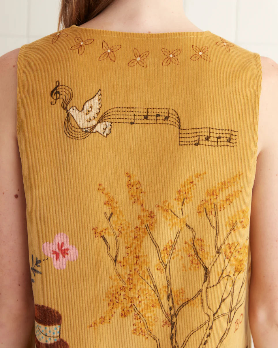 Bode Senior Cord - Hydrangea Dress