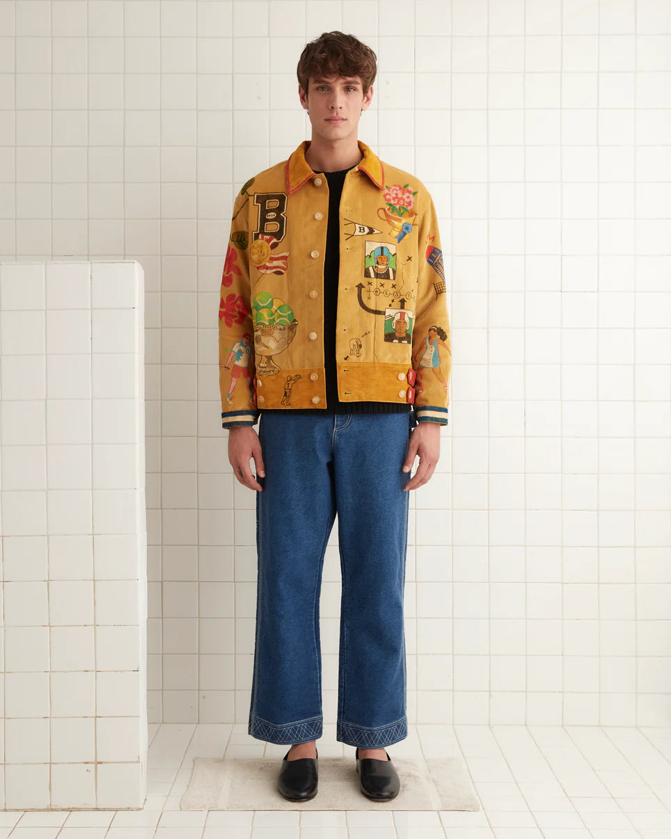 Bode Senior Cord - Recreation Side Tab Jacket.