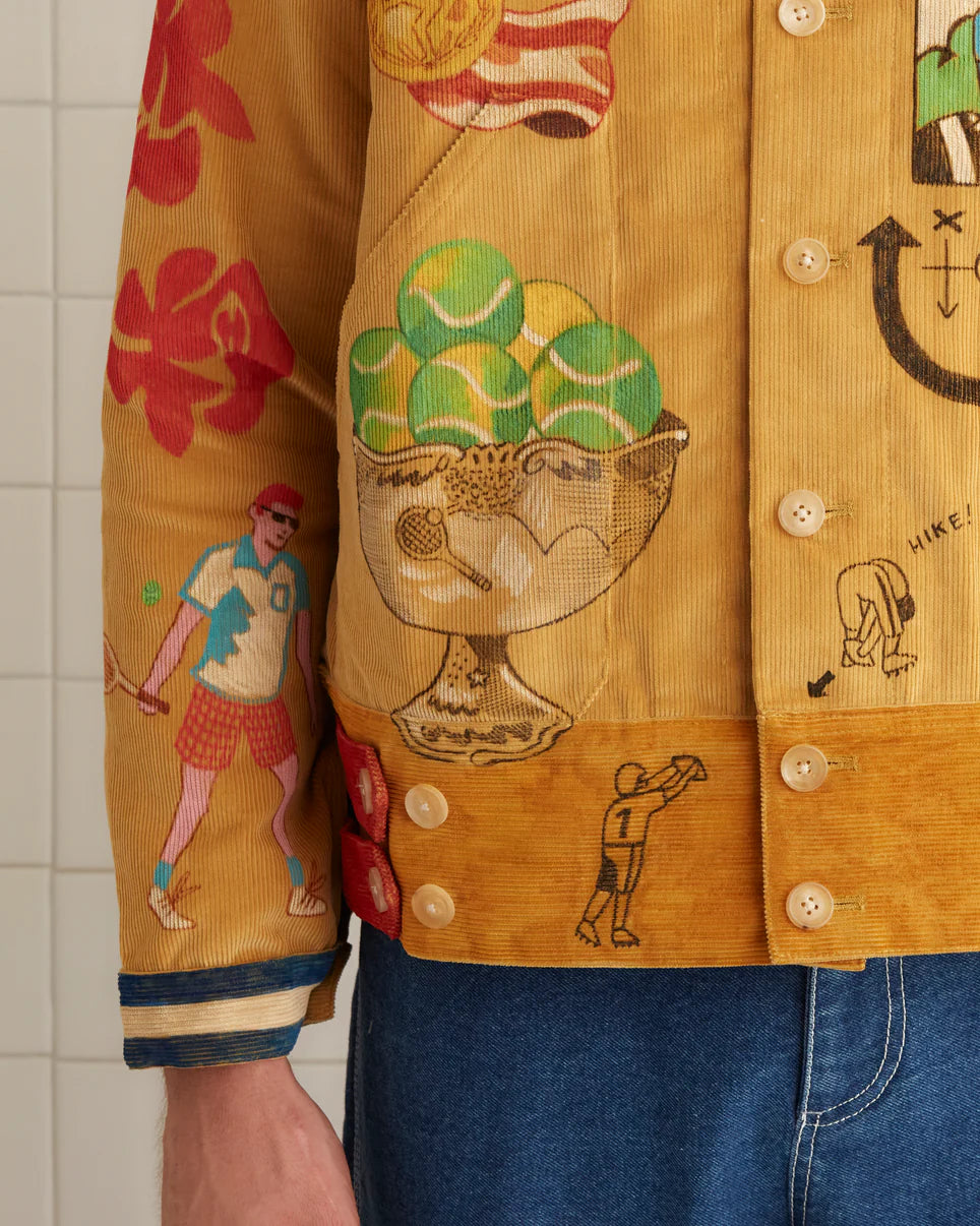 Bode Senior Cord - Recreation Side Tab Jacket.