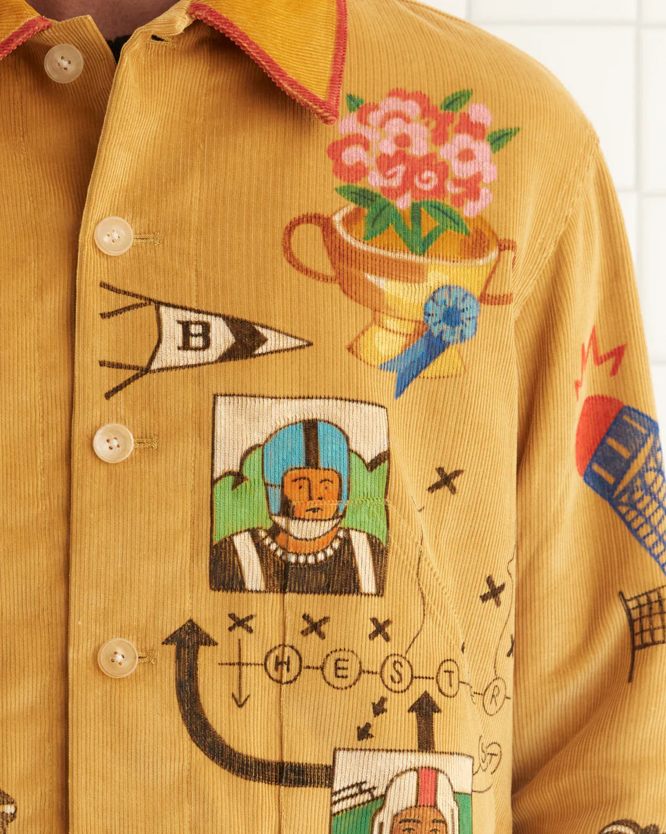 Bode Senior Cord - Recreation Side Tab Jacket.