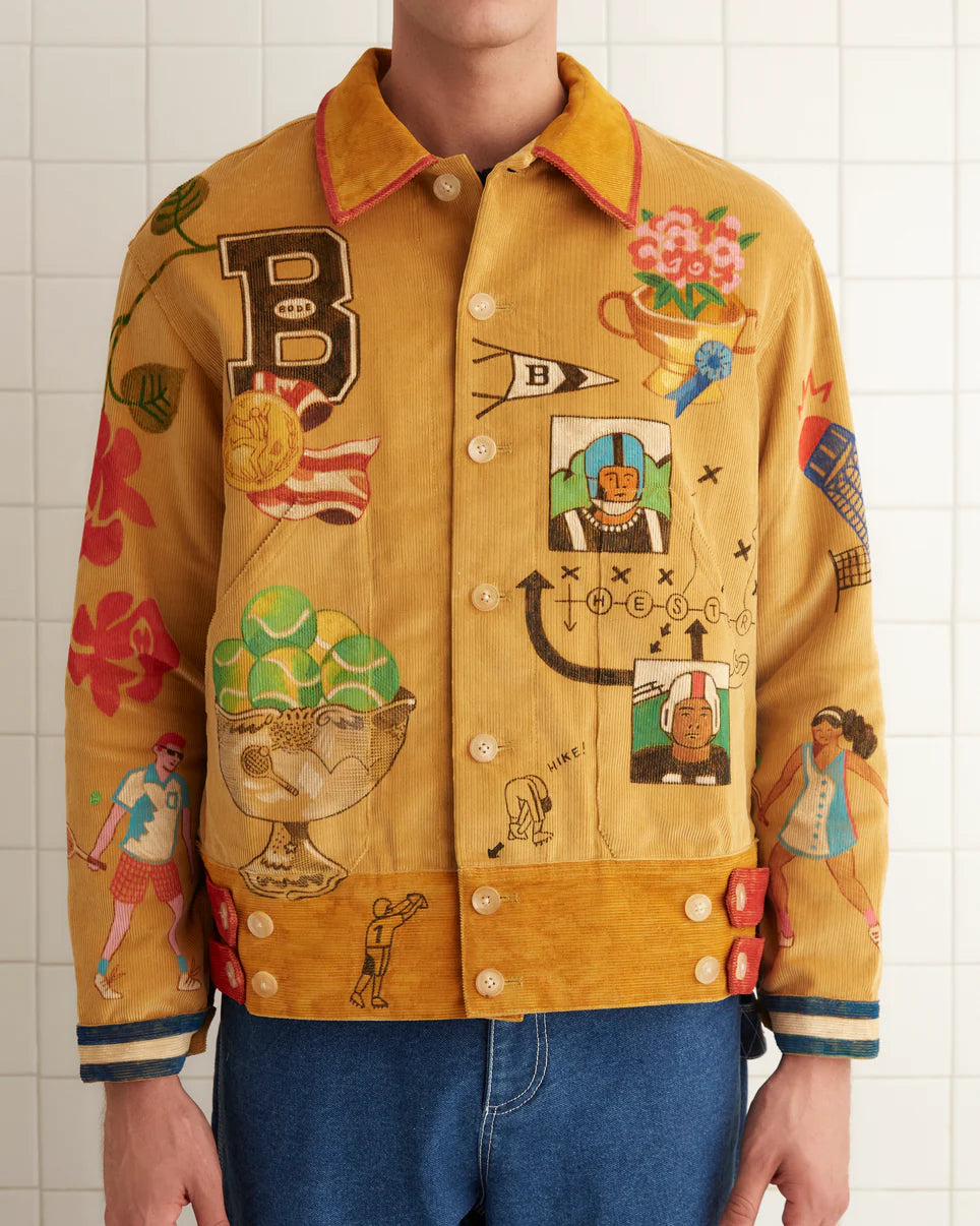 Bode Senior Cord - Recreation Side Tab Jacket.