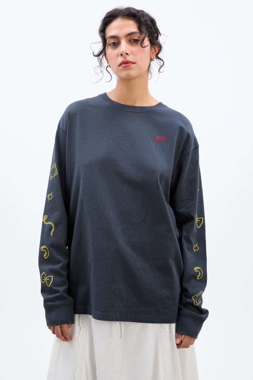 Damson Madder Pizza Party Ls Washed Tee