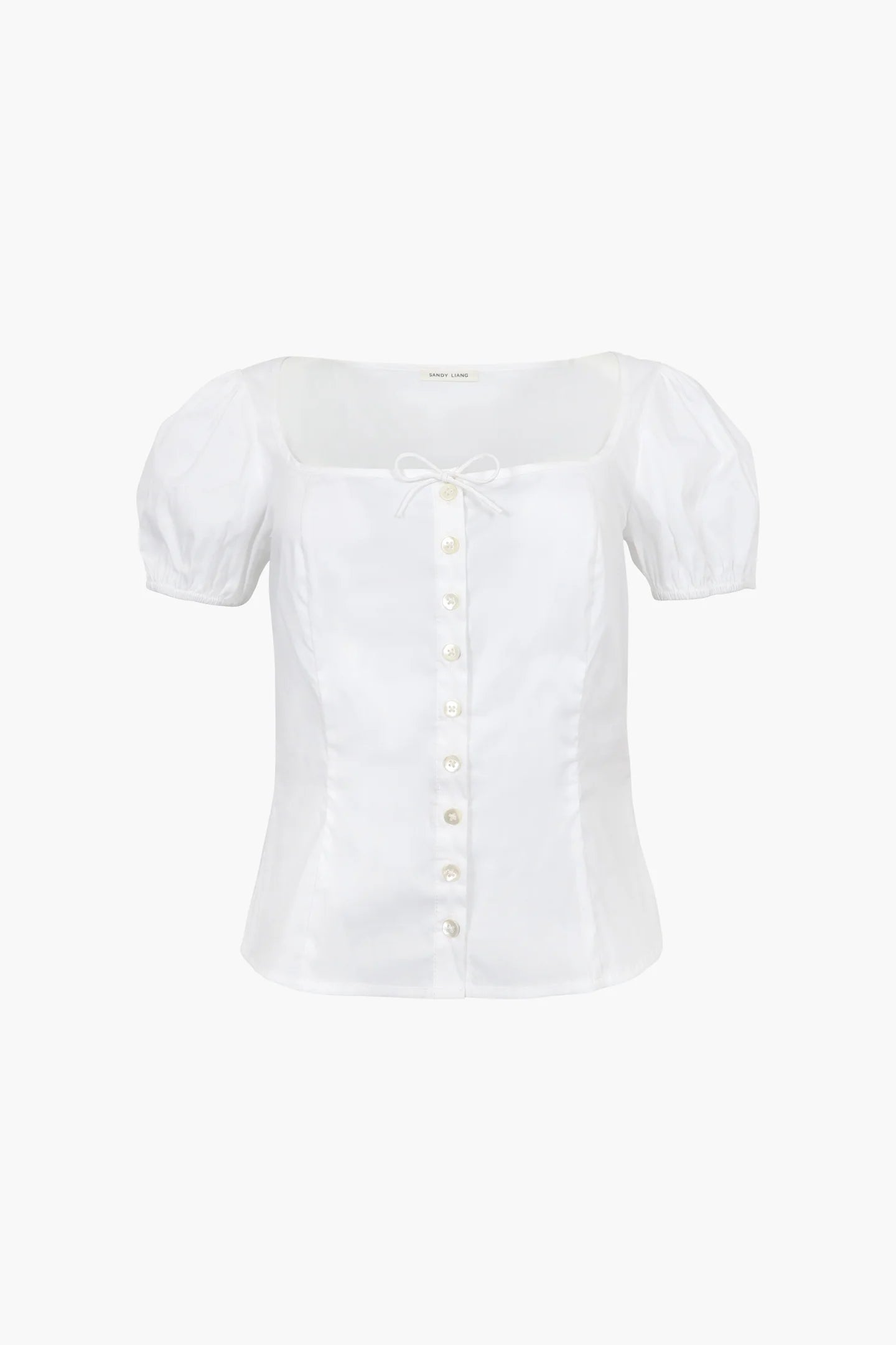 Sandy Liang Walnut Top In White