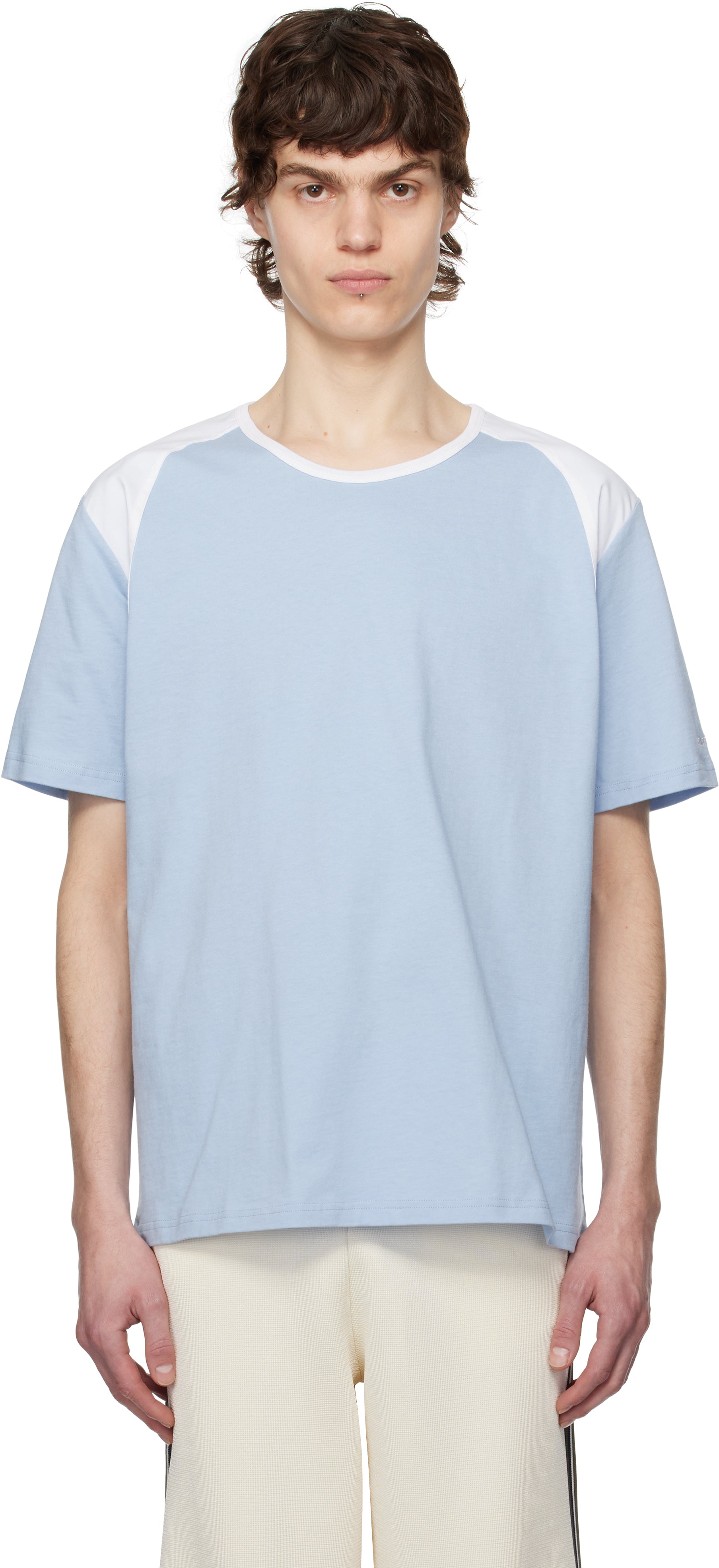 Wales Bonner DUB T-SHIRT - Blue