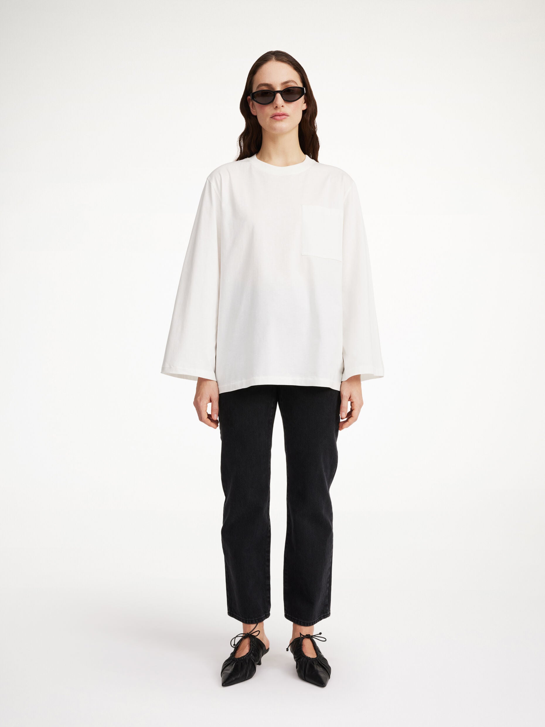 By Malene Birger Fayeh oversized longsleeve Soft White