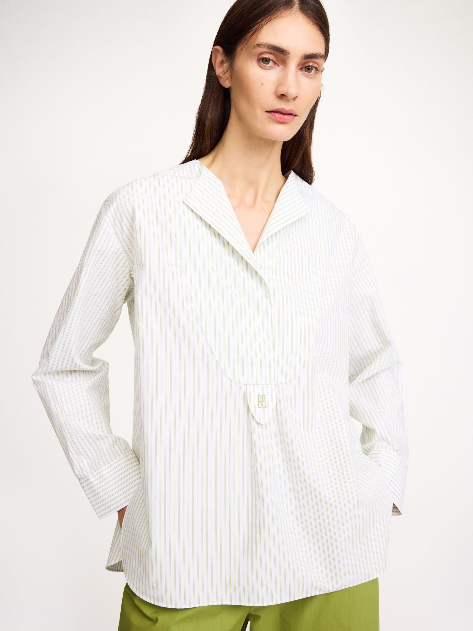 By Malene Birger Fayette organic cotton shirt stripe
