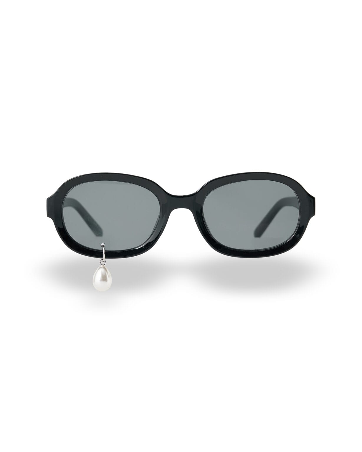 KIMHEKIM Pearl Tear Round Sunglasses