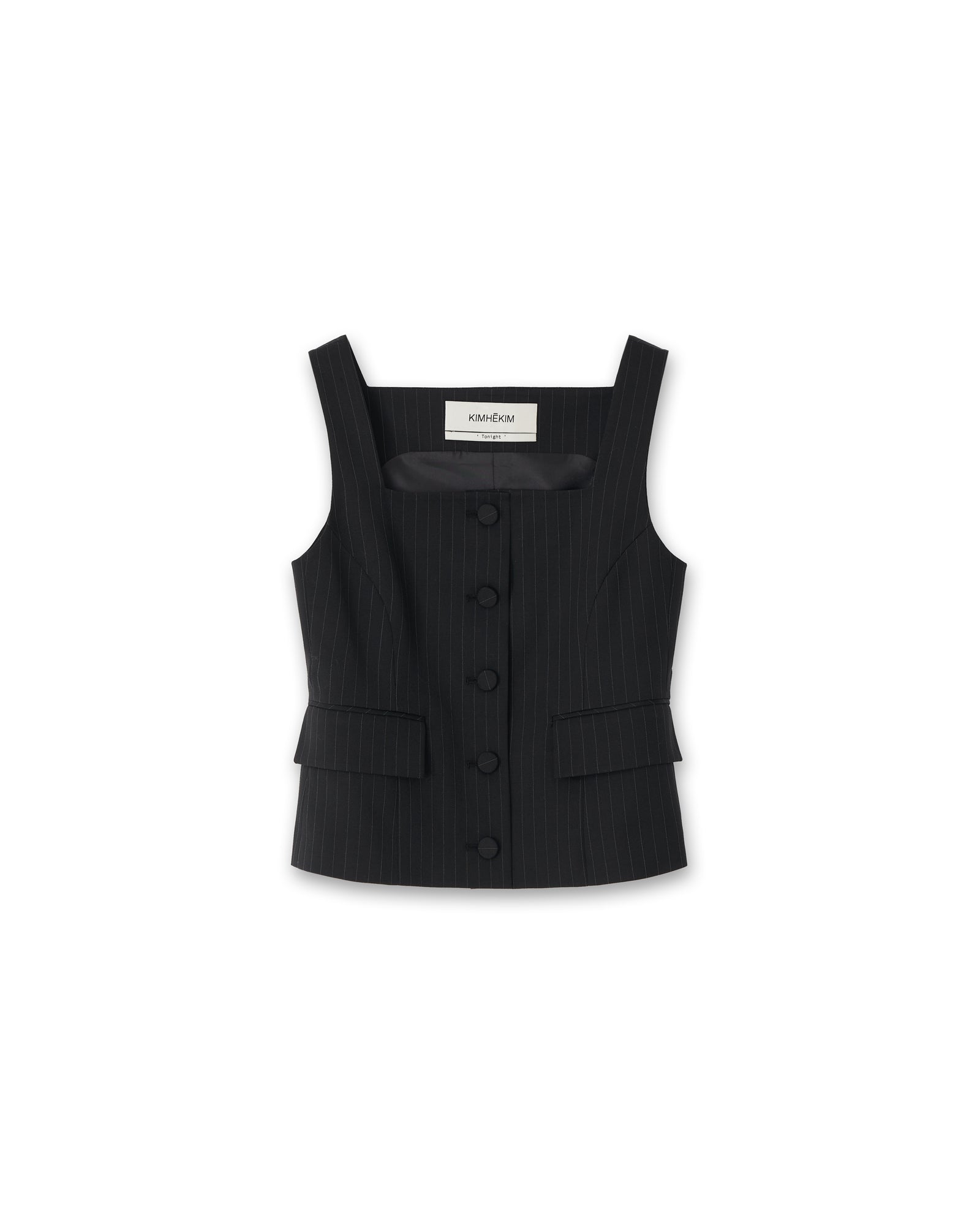 KIMHEKIM  Square Neck Sleeveless Top