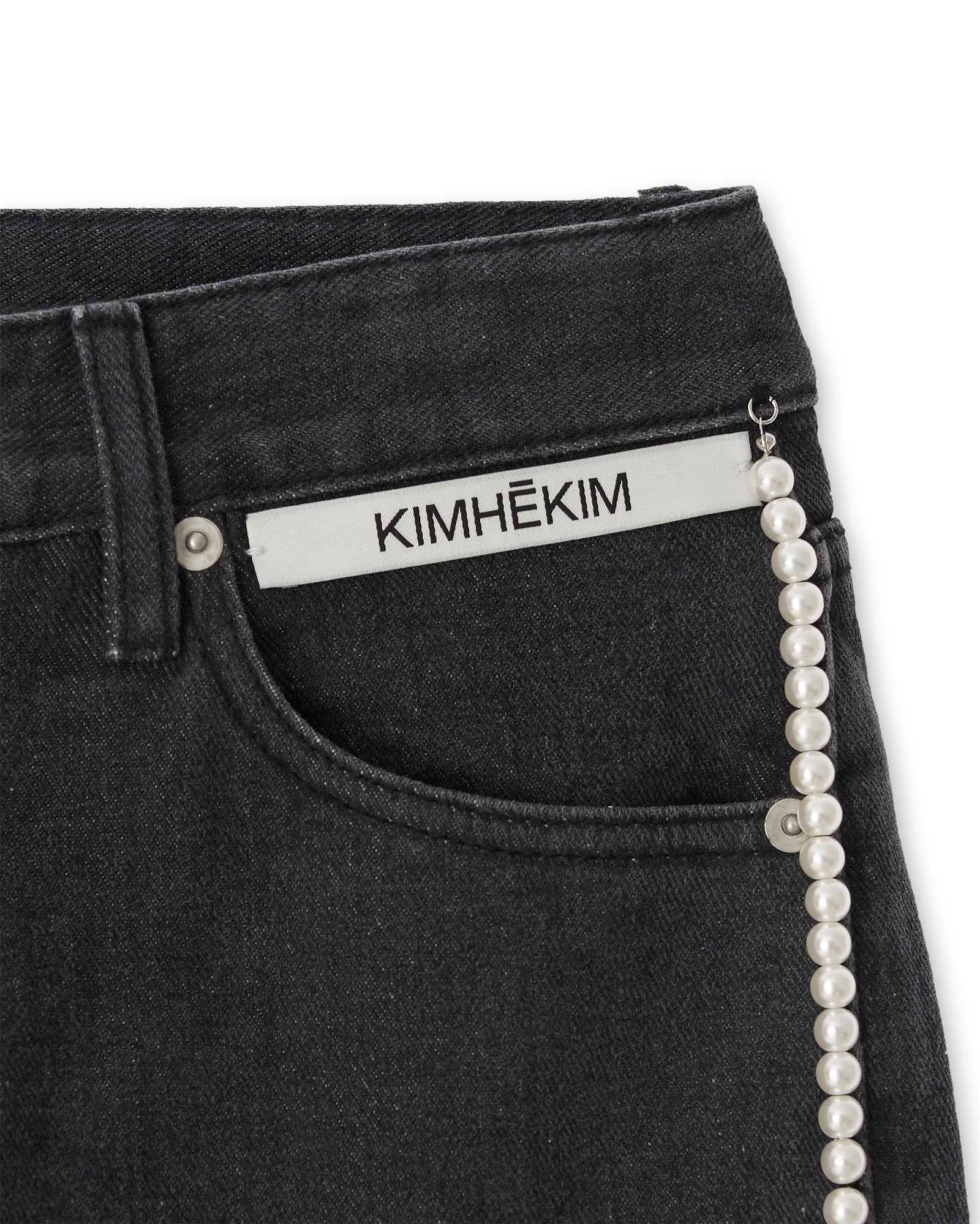 KIMHEKIM Pearl Embellished flared Jeans