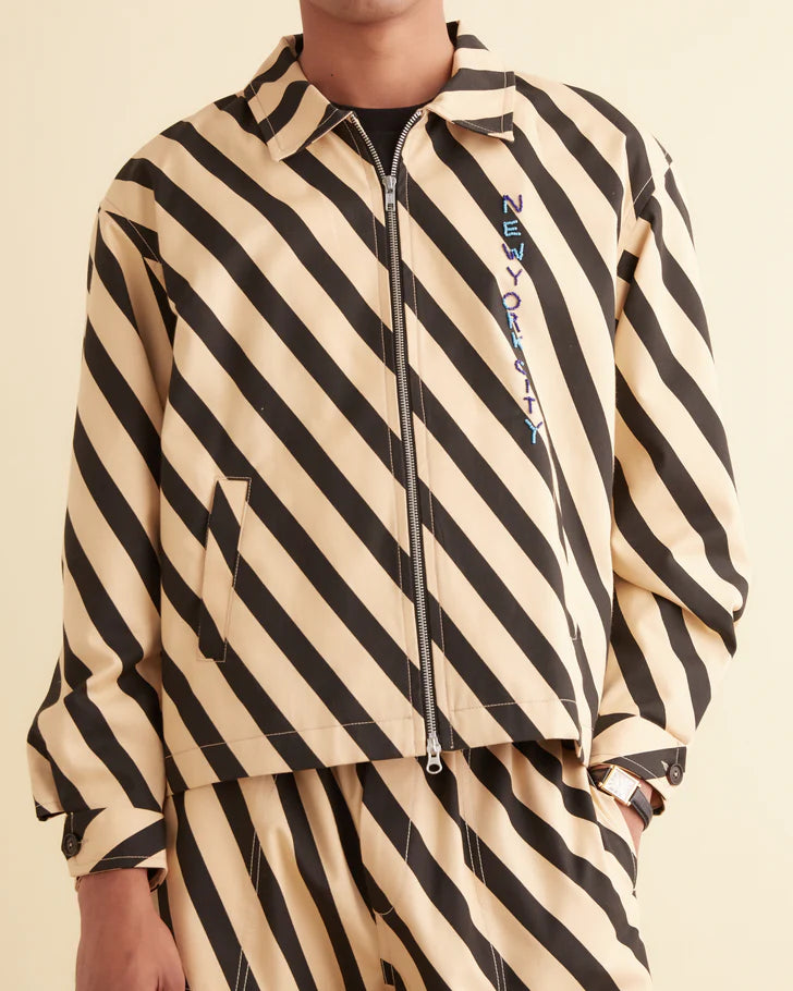 BODE Domino Stripe Jacket