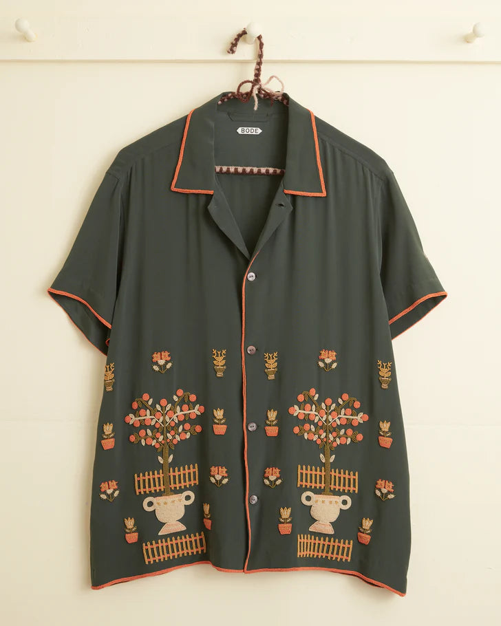 BODE Beaded Paddock Sampler Short Sleeve Shirt