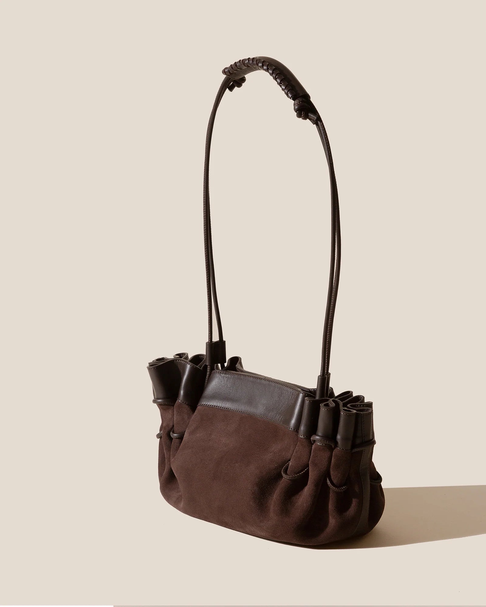 HEREU Arta Suede Dark Brown