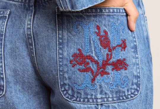 Damson Madder Sylvie Jeans - Bayou Wash