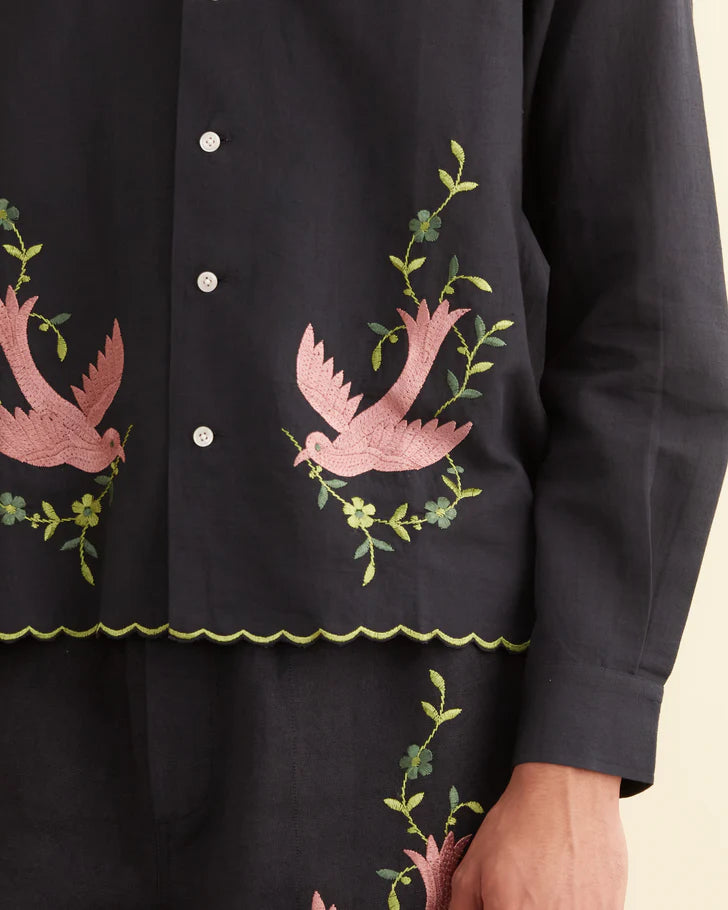 BODE Rosefinch Long Sleeve Shirt