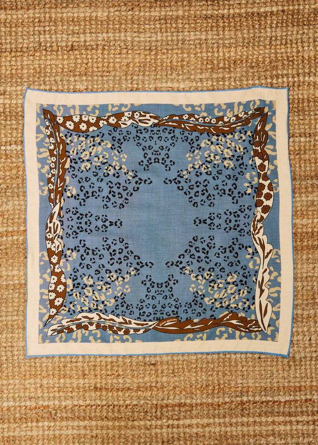 FRNCH FOULARD TANAISIE - LEO OCRE