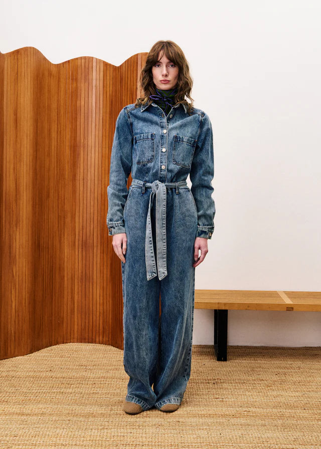 FRNCH COMBINAISON VERVEINE - BLEU JEAN