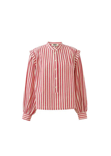 FRNCH BLOUSE CHOUPETTE - ROUGE