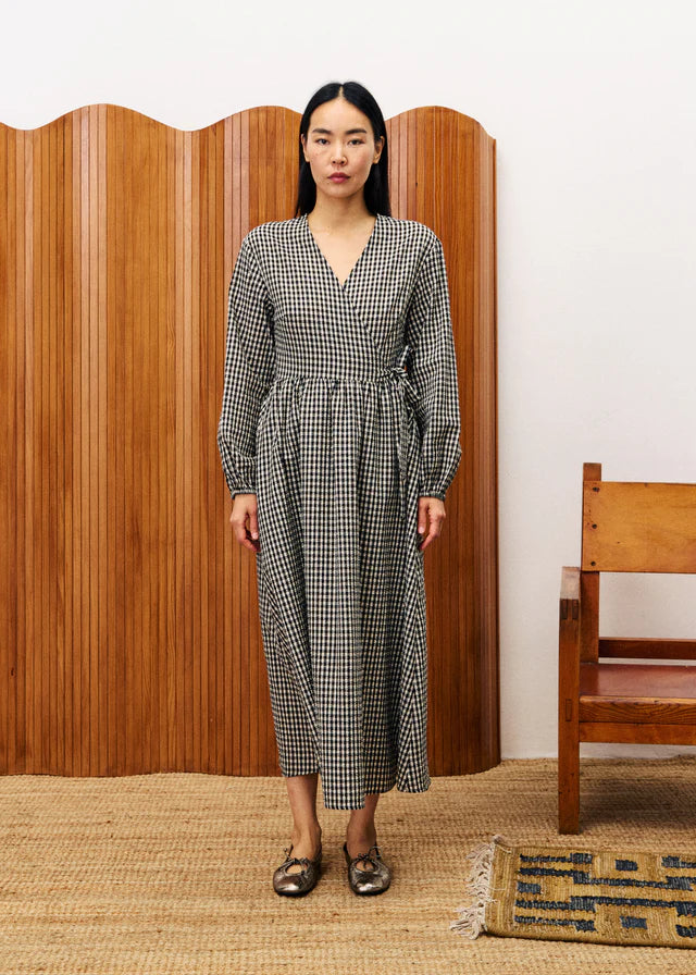 FRNCH ROBE ANEMONE - NOIR