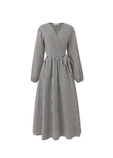 FRNCH ROBE ANEMONE - NOIR