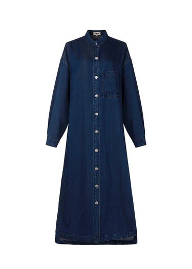 FRNCH ROBE RAGAMUFFIN - BLEU JEAN