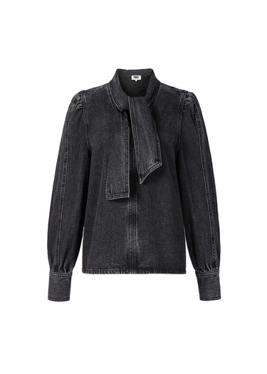 FRNCH BLOUSE BOURGEONS - NOIR