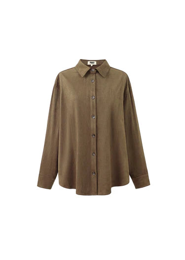FRNCH CHEMISE CARLIN - MARRON GLACE