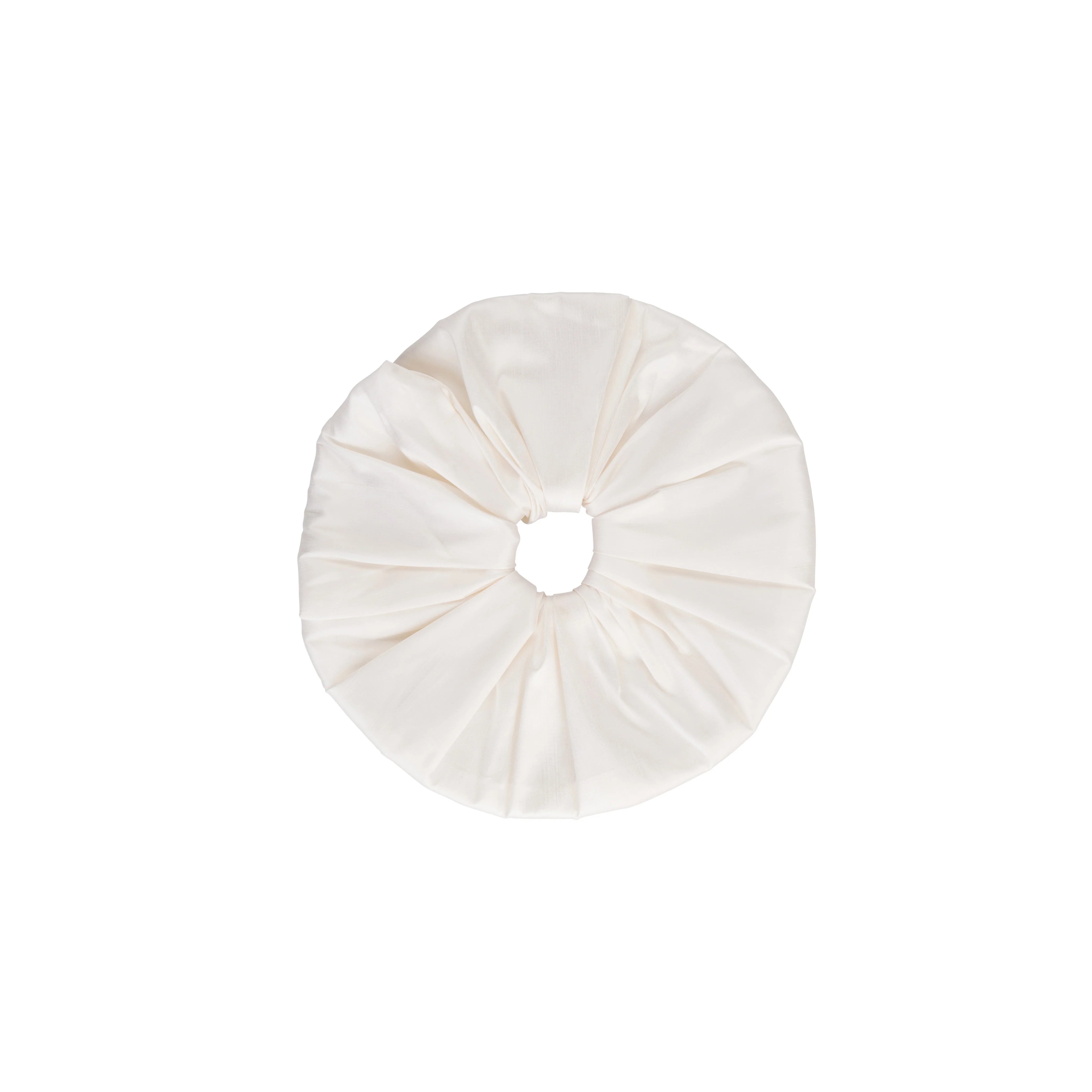 Home of Hai Scrunchie Dupion Silk Porcelain