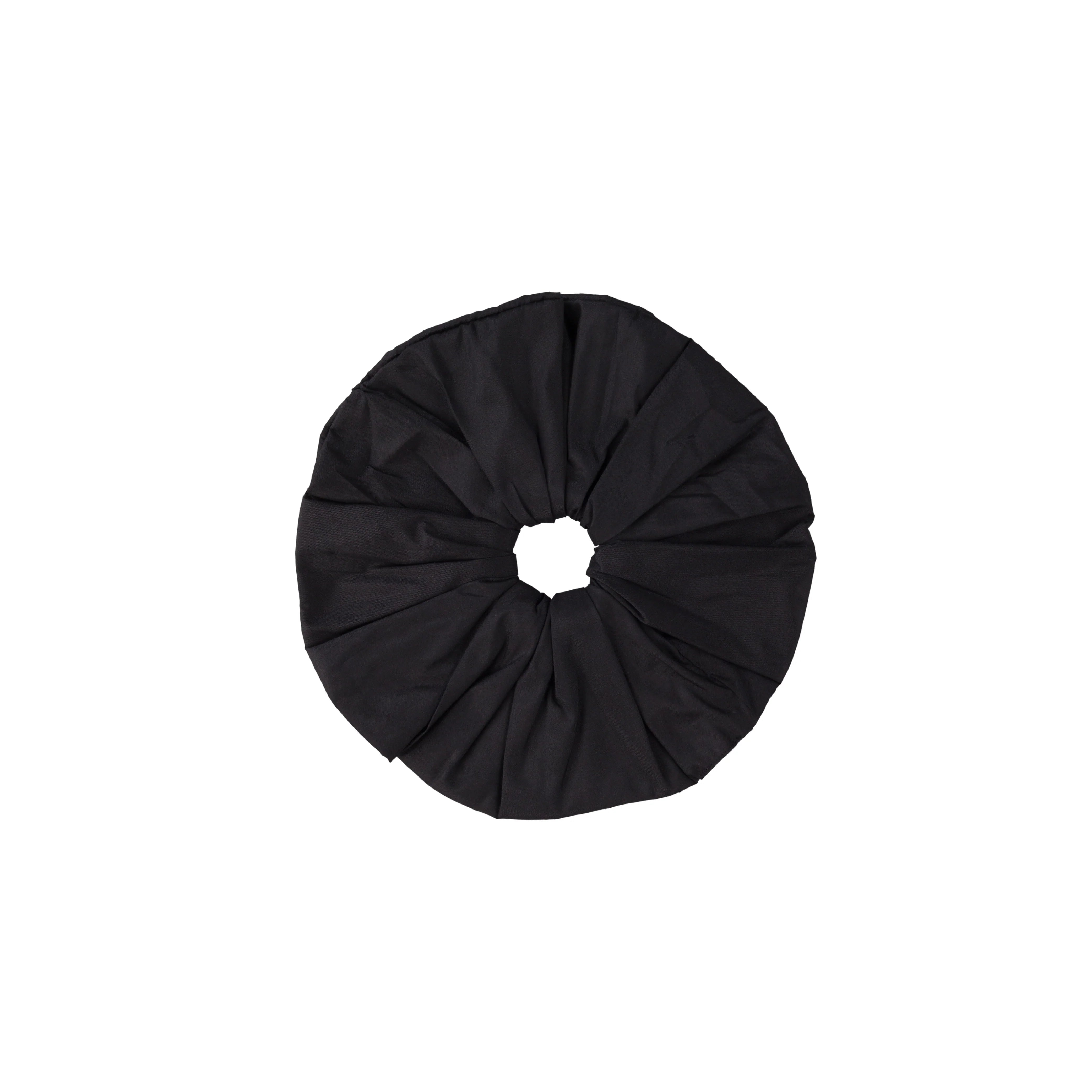 Home of Hai Scrunchie Dupion Silk black