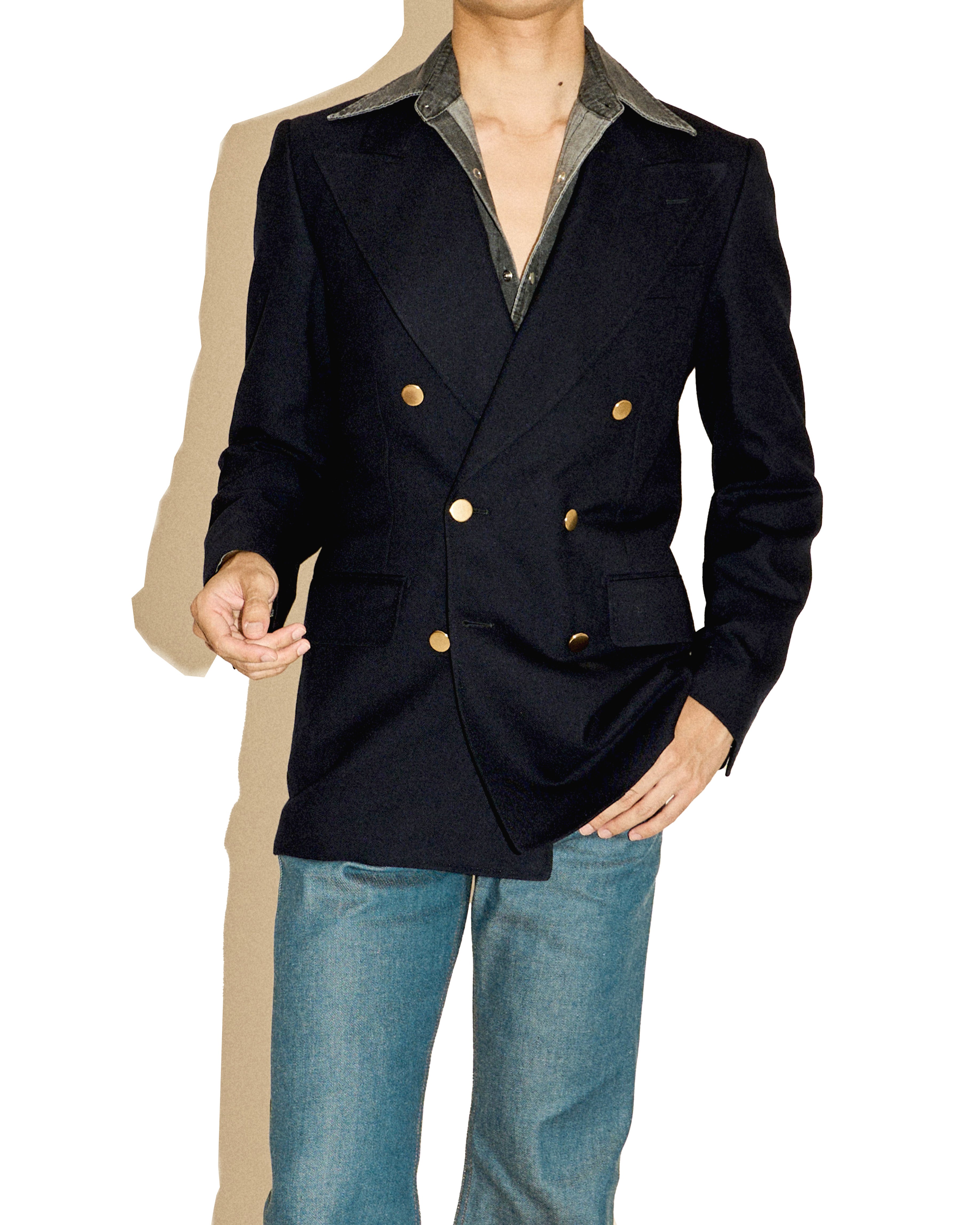 Husbands Paris Double-breasted Six-Button Jacket