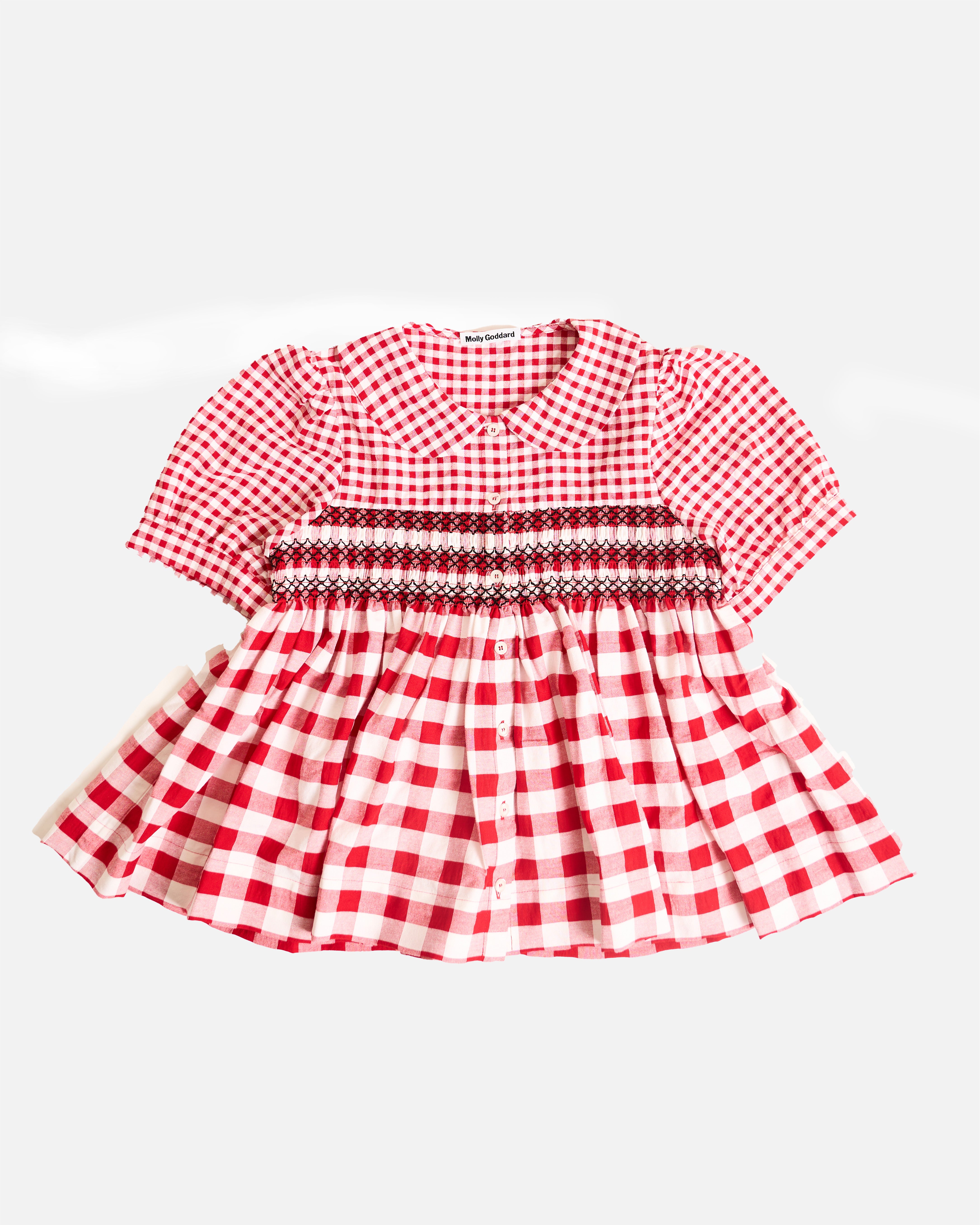 Molly Goddard Iwona Shirt Red