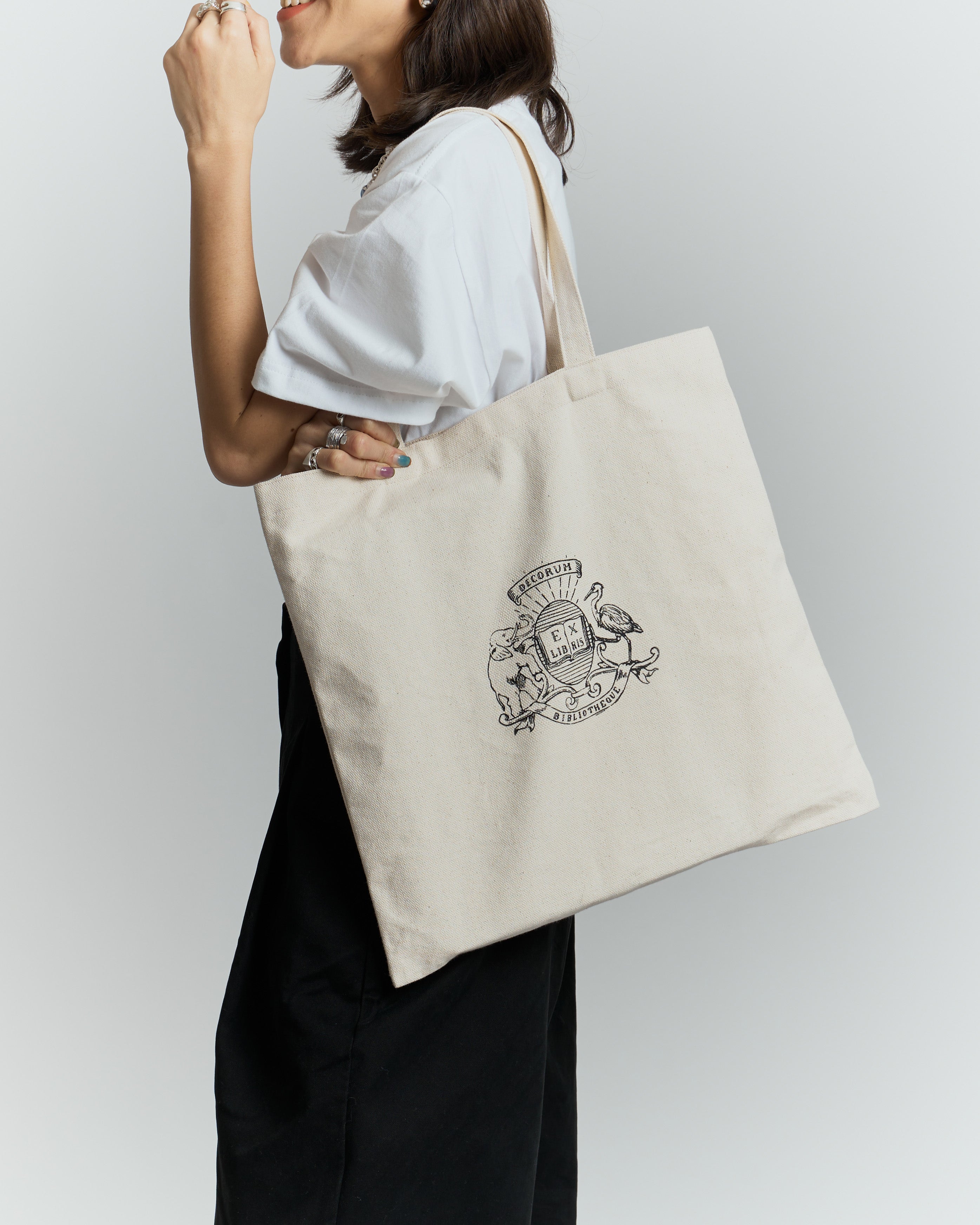 Decorum Bibliotheque x Exlibris Tote bag