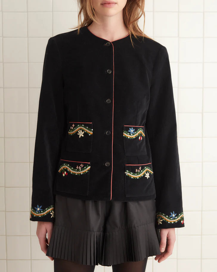 Bode Alpineflower Rice Jacket