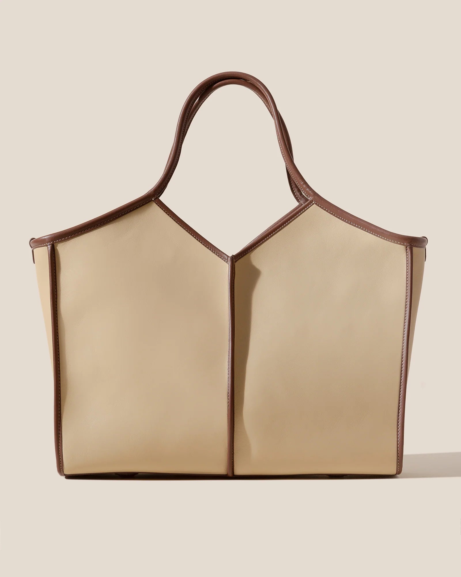 HEREU Calella Squared Medium Leather Tote