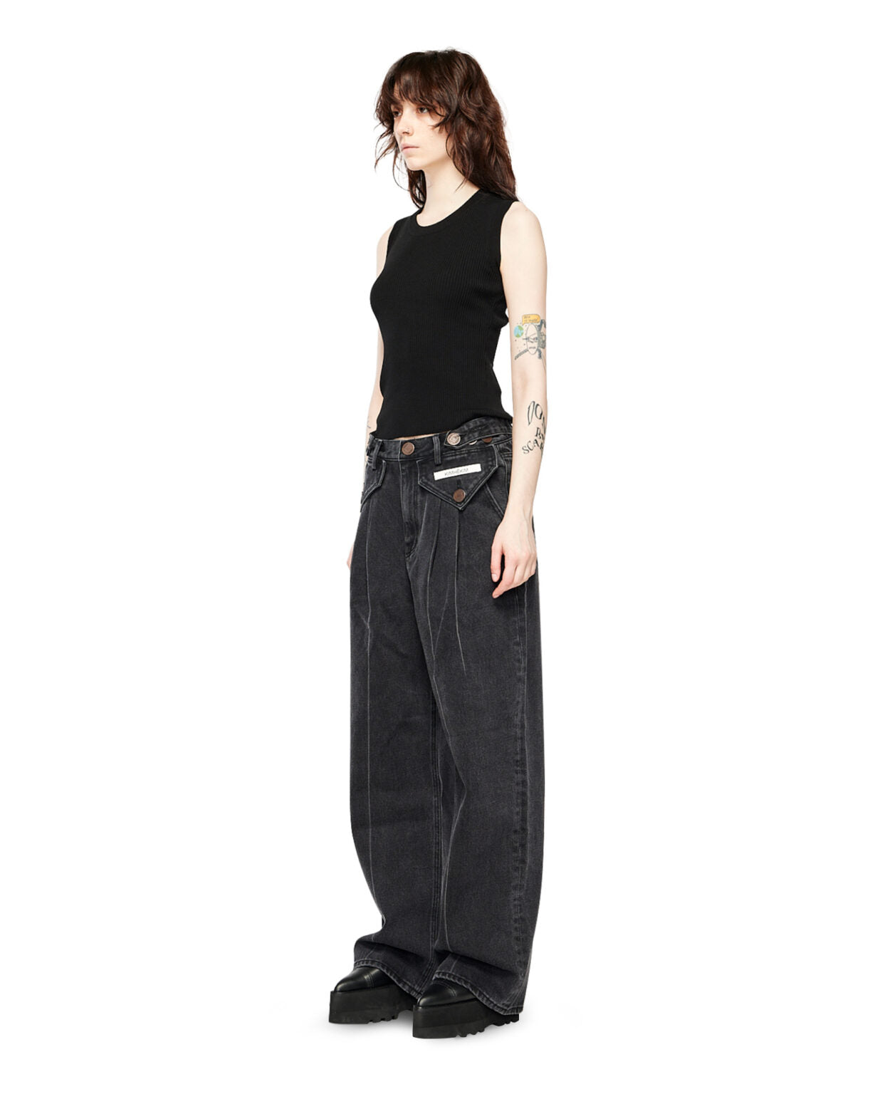 KIMHEKIM Two Pocket Pants - Black