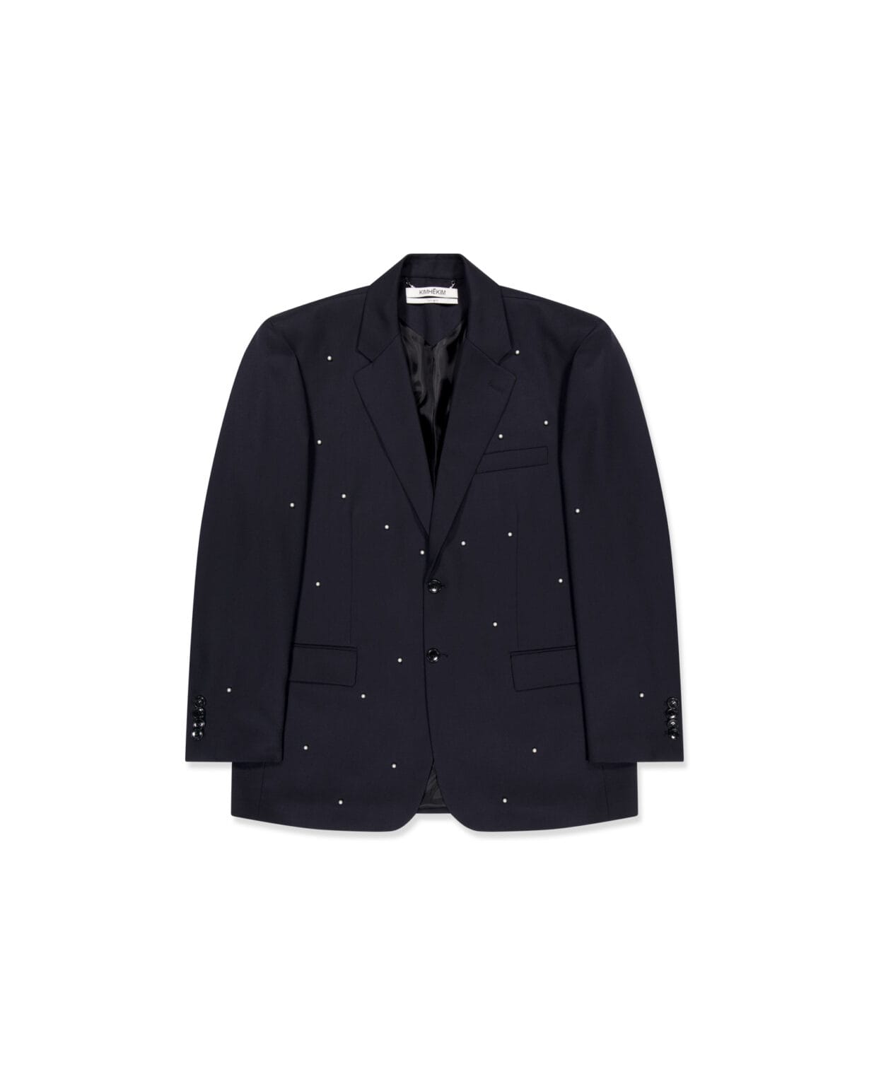 KIMHEKIM Pearl Embellished Single Breast Blazer