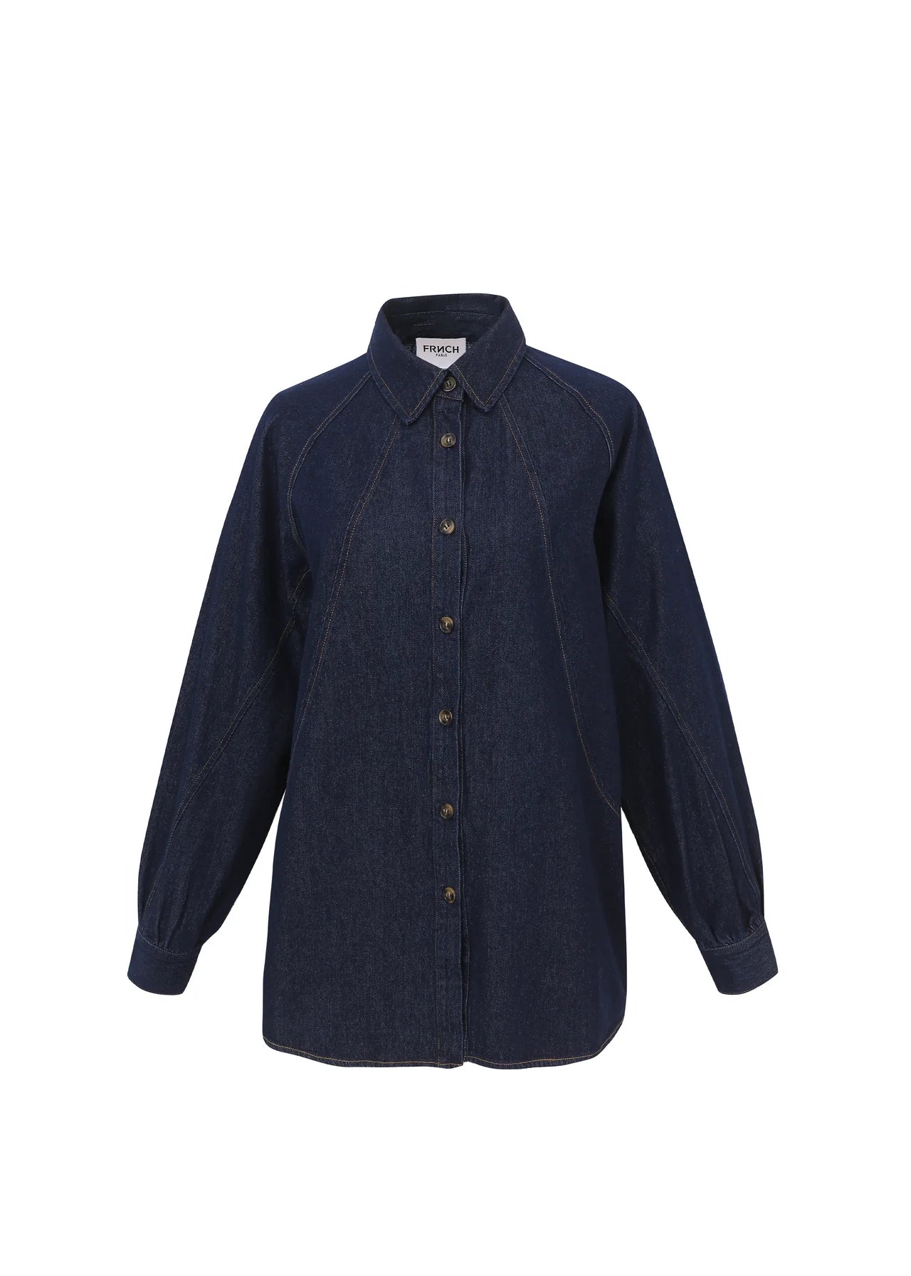 FRNCH CHEMISE BLEU MARINE