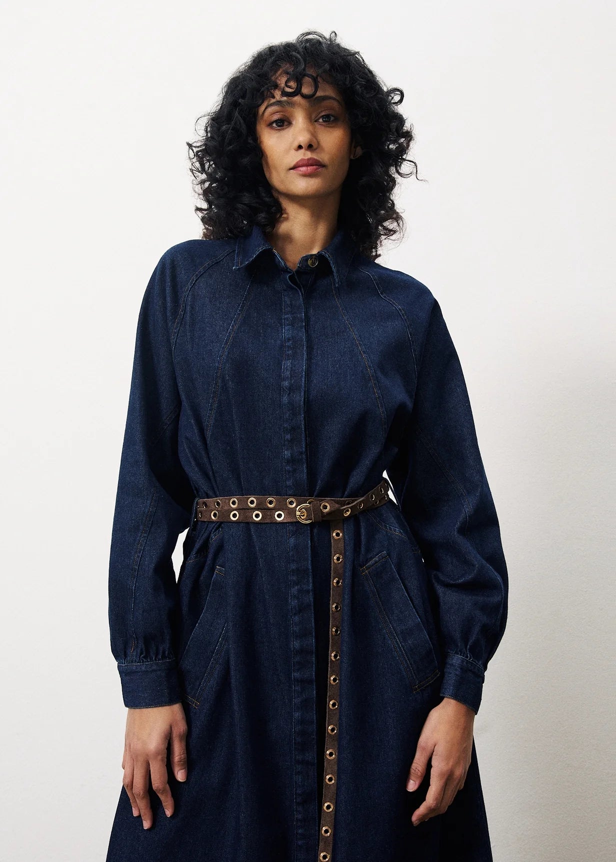 FRNCH ROBE BLEU MARINE